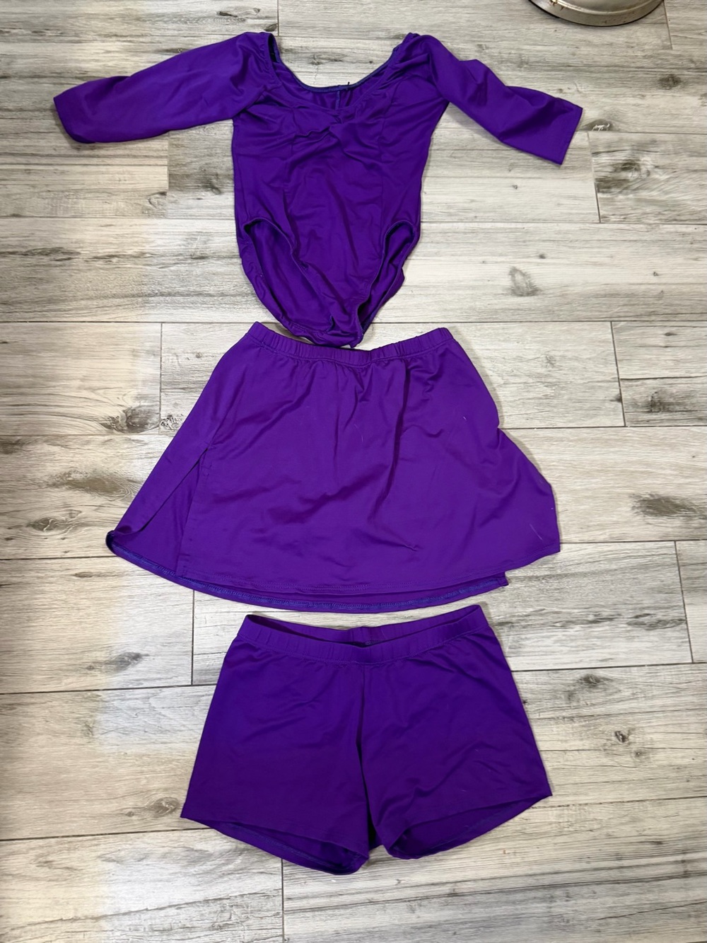 Girls' Purple Dance Costume Slip - Youth Dancewear